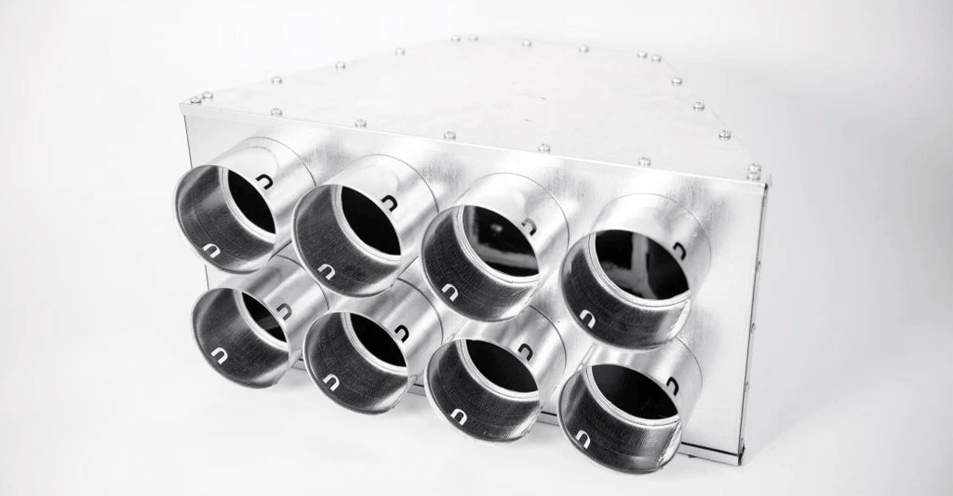 Novinka: rozdělovač vzduchu RT2RQ-8×90-160 pro flexibilní potrubí DALFLEX